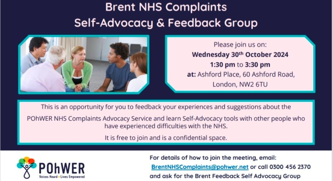 NHS Complaints Self Advocacy Group