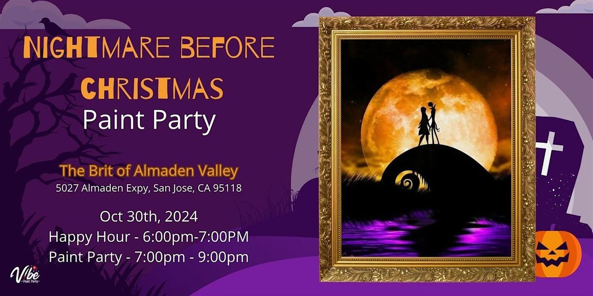 Nightmare Before Christmas Paint Party