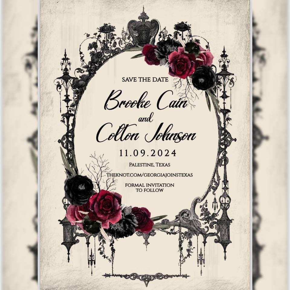 Cole Johnson & Brooke Cain\u2019s wedding 