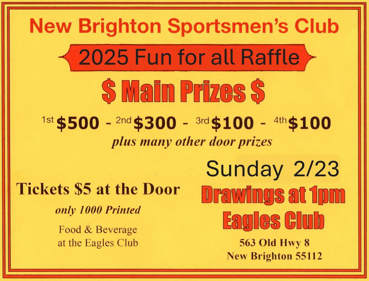 New Brighton Sportmen's Club Raffle