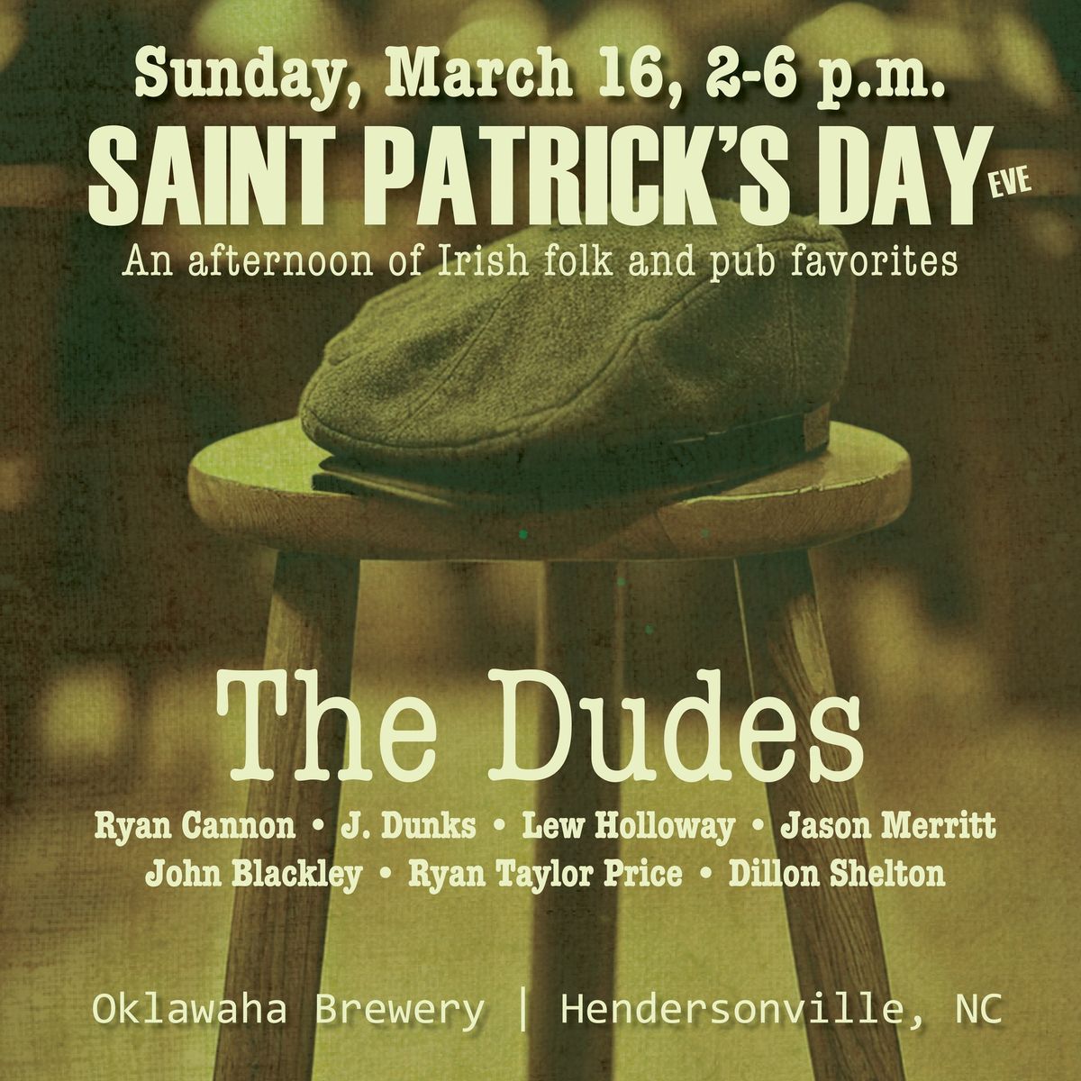 St. Patrick's Day w\/ Jason Merritt & The Dudes @ Oklawaha!