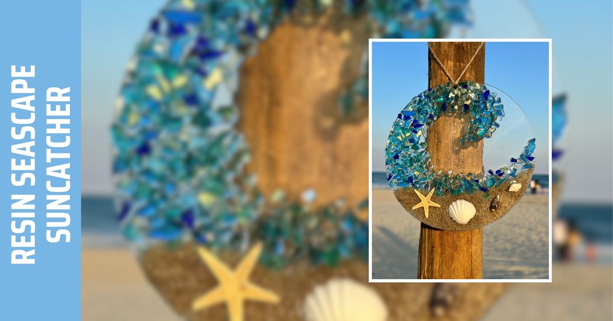 Resin Seascape Suncatcher