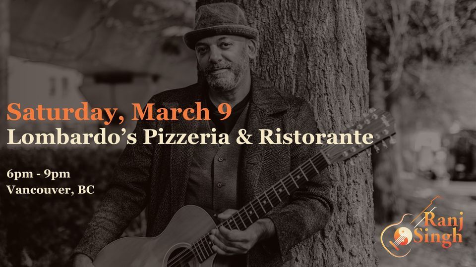 Ranj Singh at Lombardo's Pizzeria & Ristorante