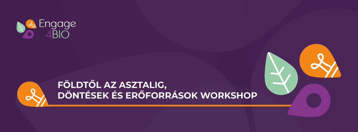 F\u00d6LDT\u0150L AZ ASZTALIG, D\u00d6NT\u00c9SEK \u00c9S ER\u0150FORR\u00c1SOK WORKSHOP