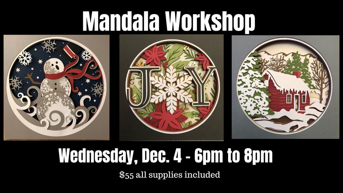 DIY Workshop - Winter Mandala Art