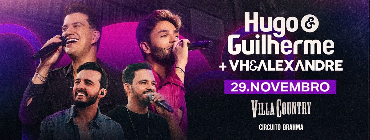  Hugo e Guilherme e VH e Alexandre no Villa Country