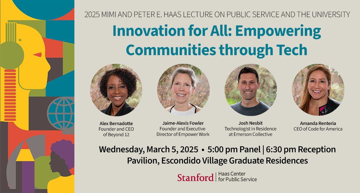 Distinguished Visitors Lecture: Innovation for All: Empowering Communities through Tech