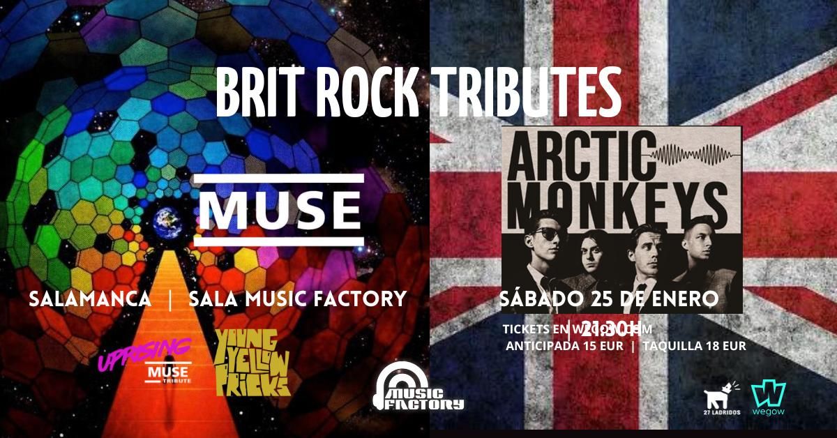 Tributo a Muse by Uprising + Arctic Monkeys by Young Yellow Pricks en Music Factory de Salamanca