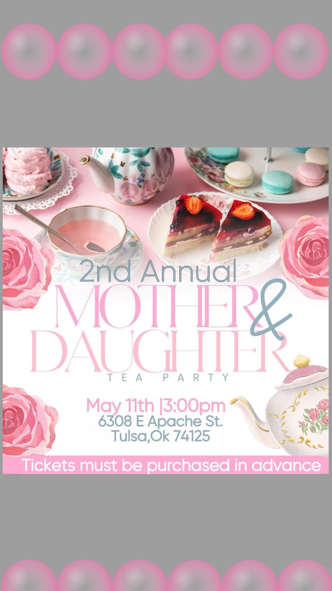 Mother & Daughter Tea party