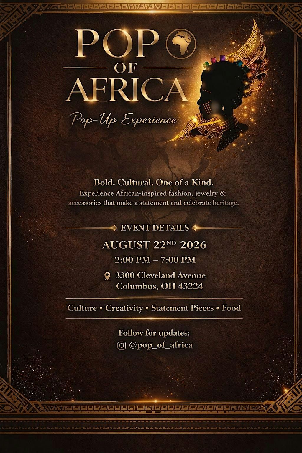 Pop of Africa Pop up Experience