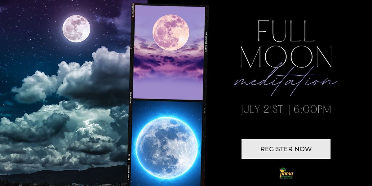 Full Moon Meditation Class - Release Anxiety and Stress