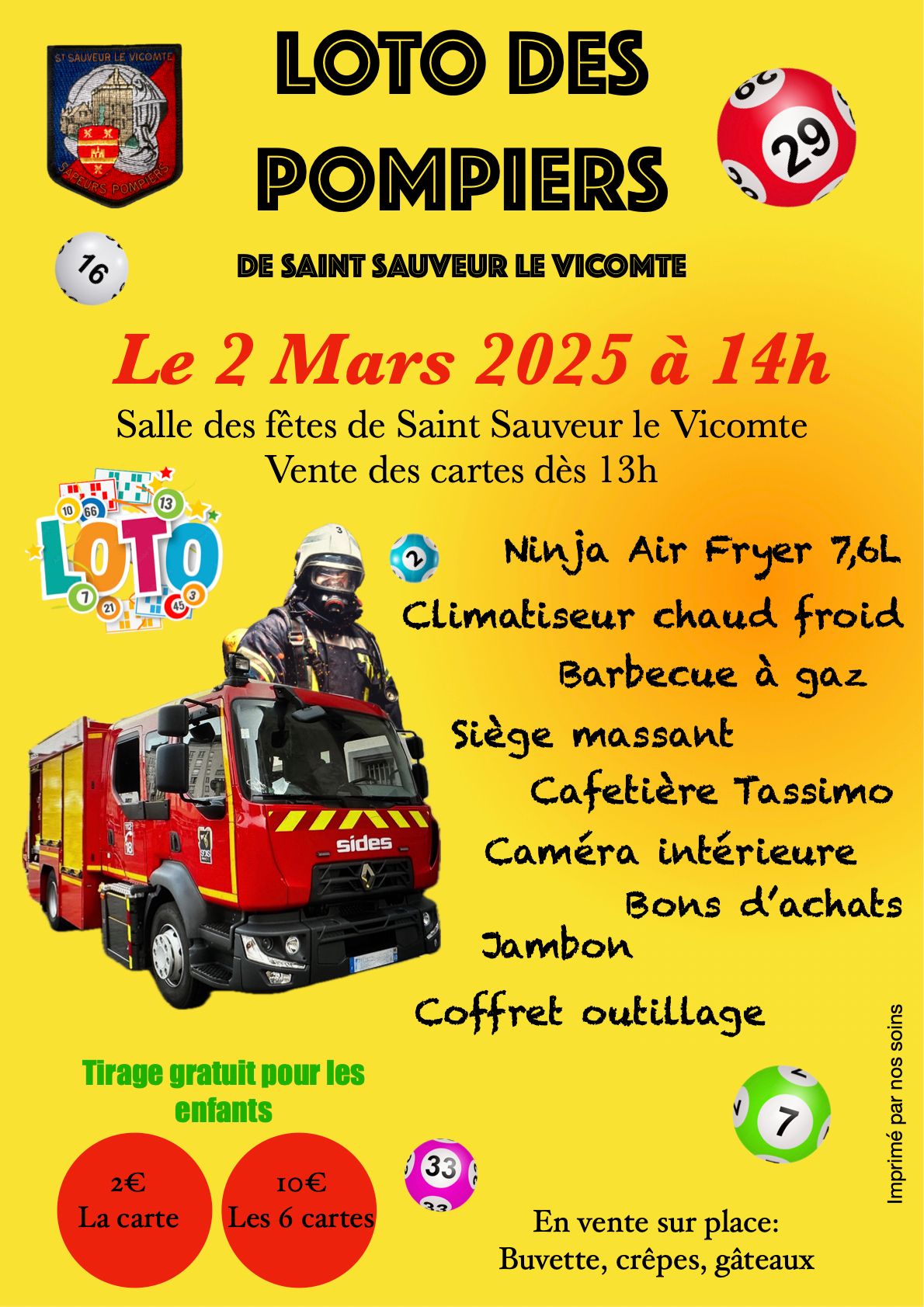 Loto des pompiers