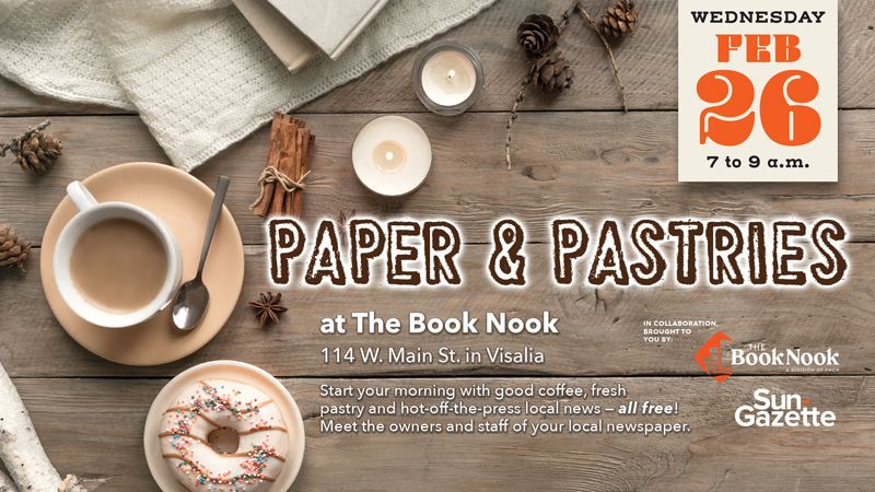 Paper & Pastries at The Book Nook Visalia