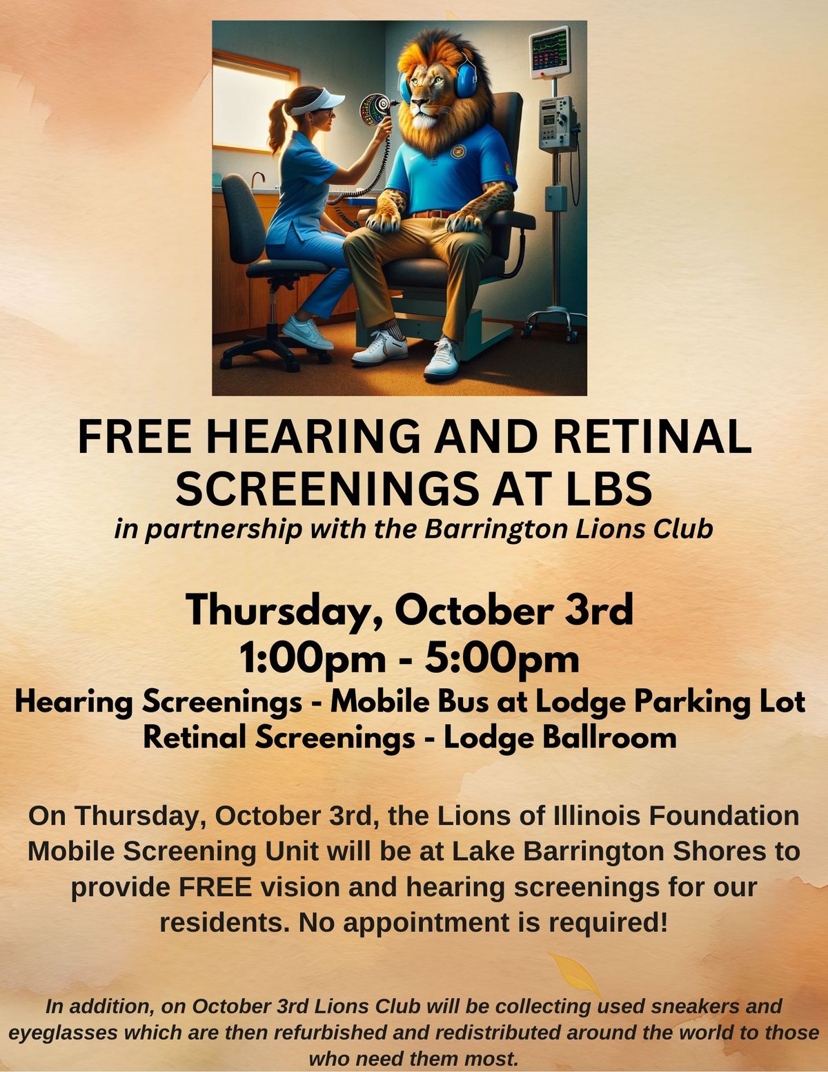 Hearing and Retinal Screenings at LBS