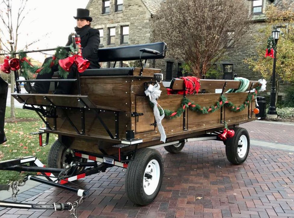 Christmas Winter Wagon Rides in Downtown Bethlehem Pa!