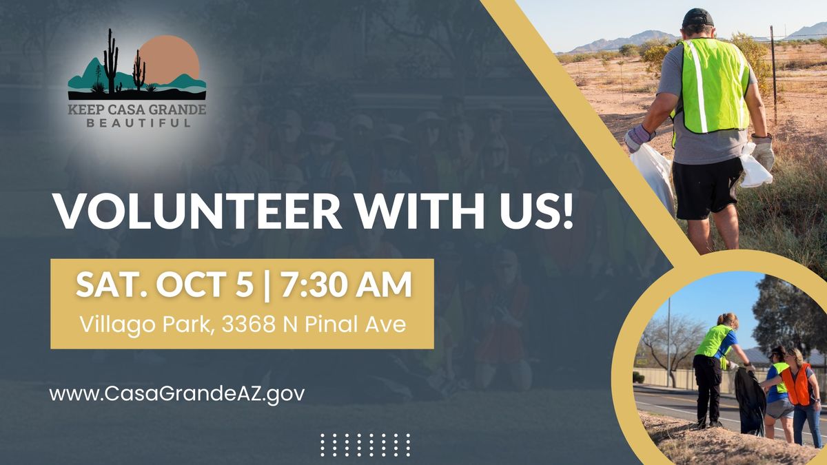 Keep Casa Grande Clean & Beautiful Fall Clean Up