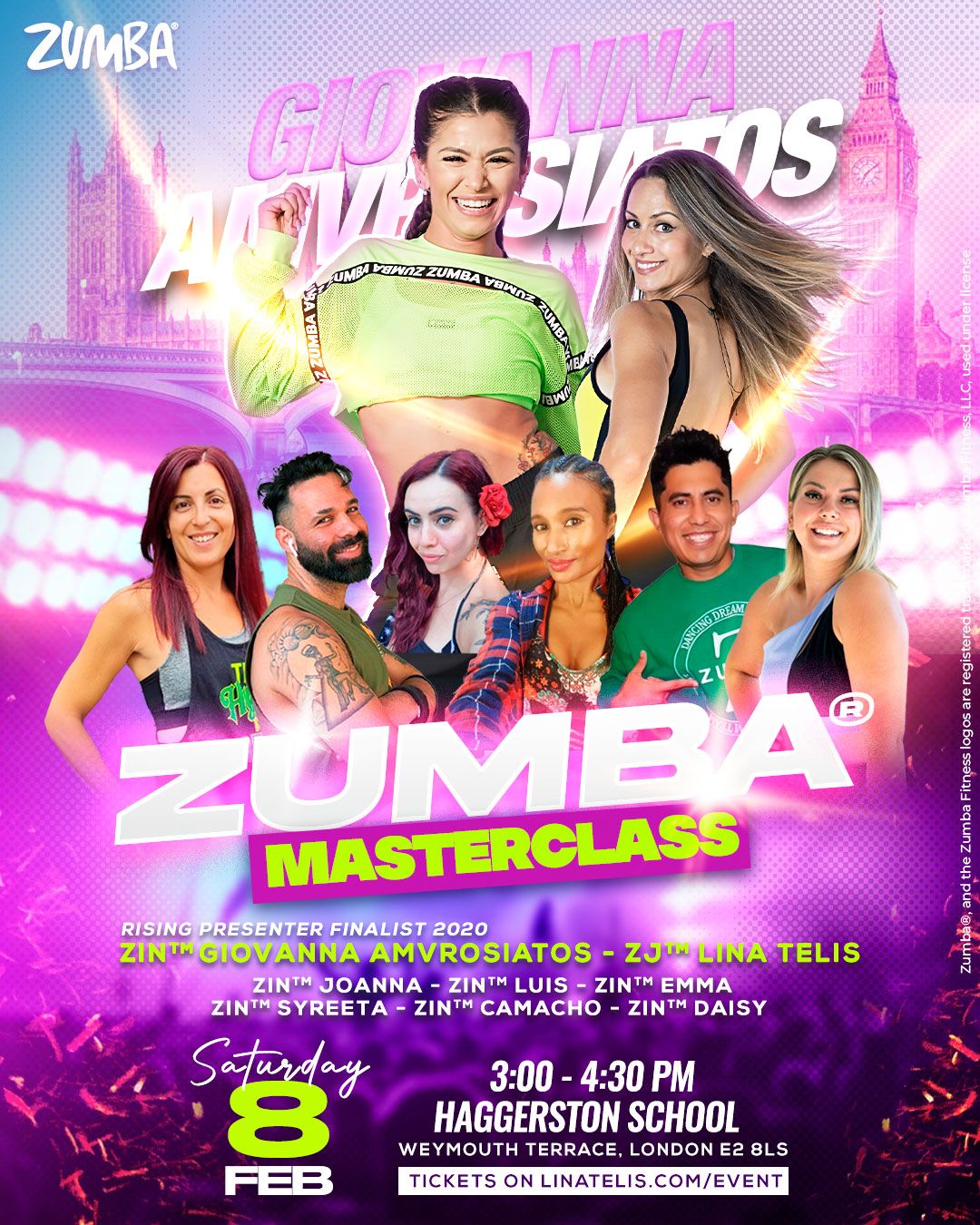 Giovanna in London - Zumba\u00ae Masterclass Open to All