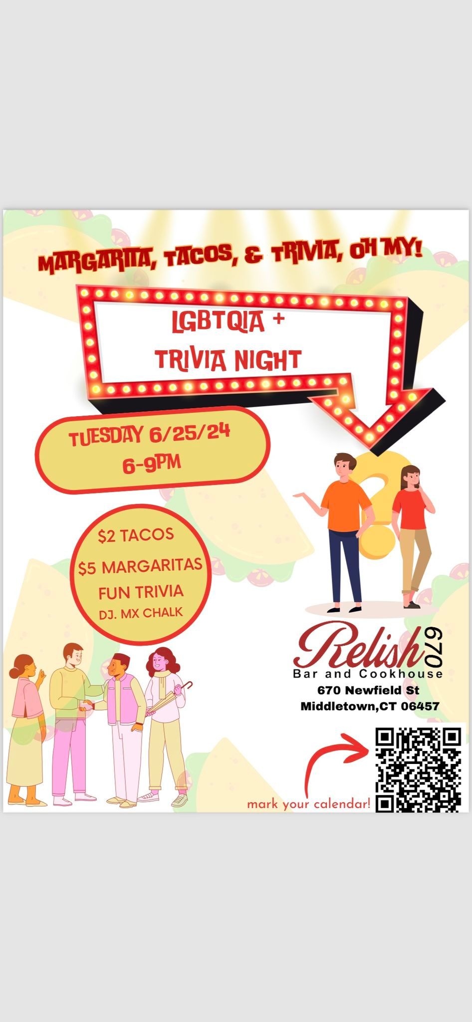 Margaritas, Tacos, and Trivia Night