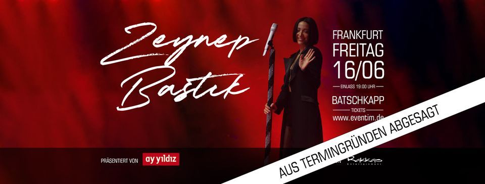 Sa 11.03 Zeynep Bastik live in Frankfurt