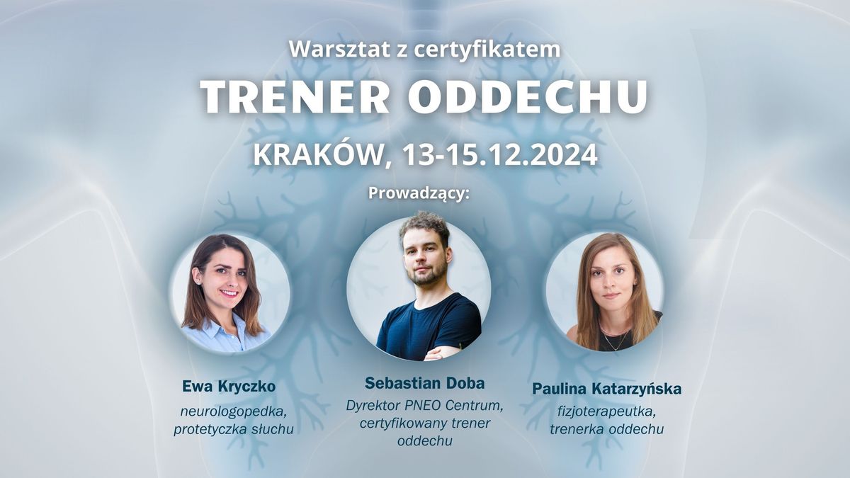 KRAK\u00d3W || Warsztat "Trener Oddechu" (certyfikat!)