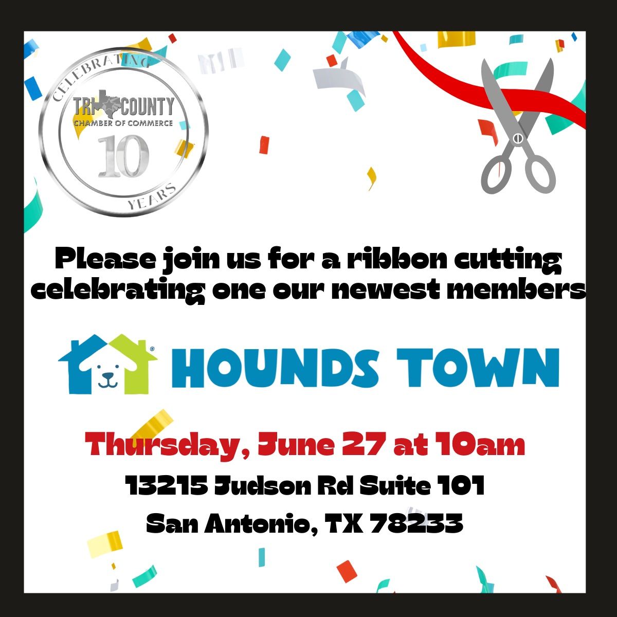 Hounds Town Ribbon Cutting Celebration 