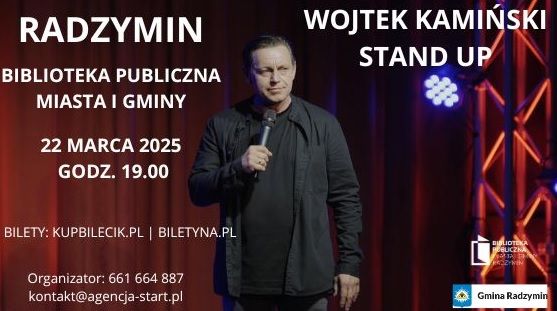 Radzymin - Wojtek Kami\u0144ski stand up - premiera nowego programu