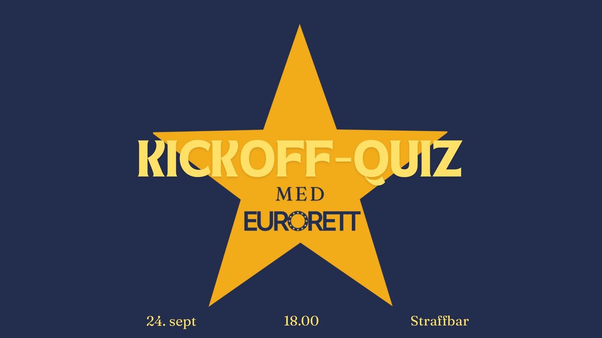 Kickoff-quiz med Eurorett!