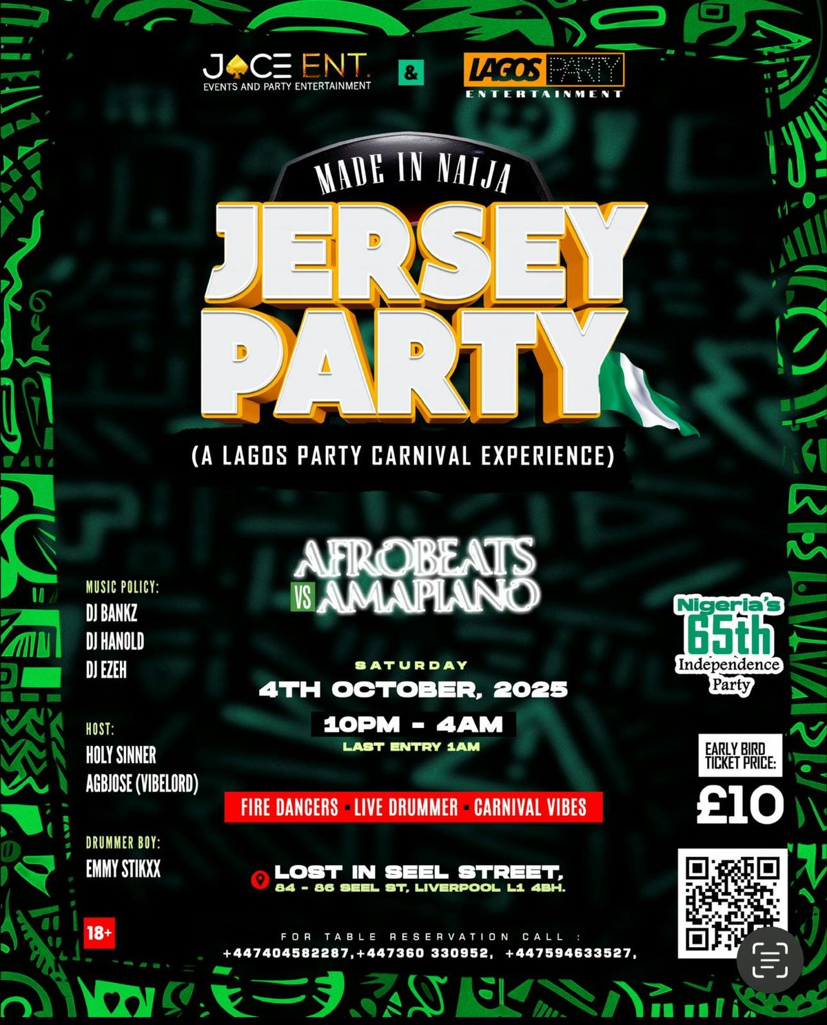 Made In Naija Jersey Party (A Lagos Party Carnival Experience)