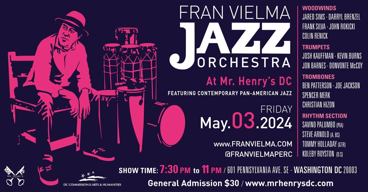 FV Jazz Orchestra at Mr. Henry's - DC
