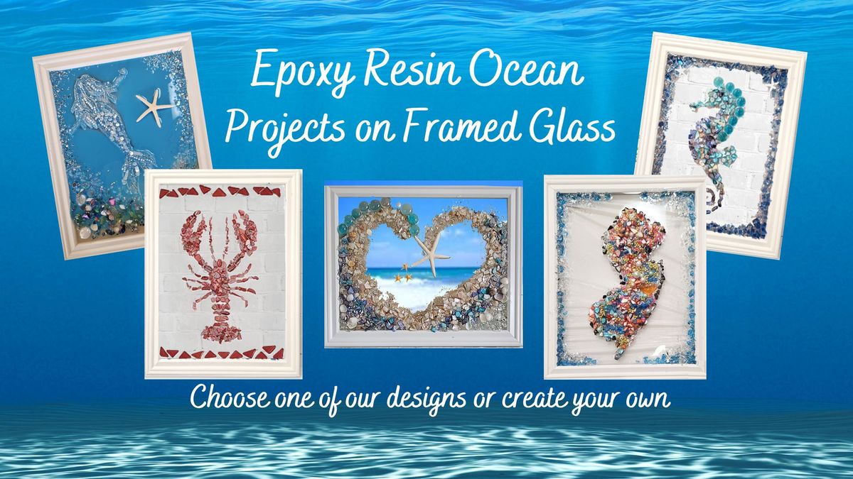 Epoxy Resin Projects-Make any design on Framed Glass 