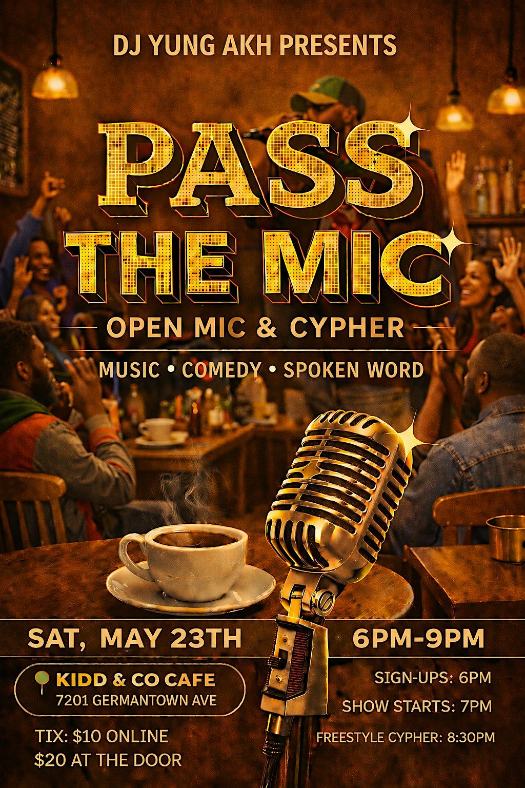 Pass The Mic - Open Mic & Cypher