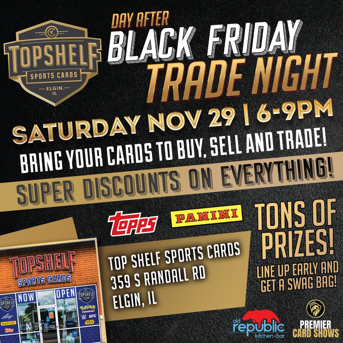 Top Shelf Trade Night Returns