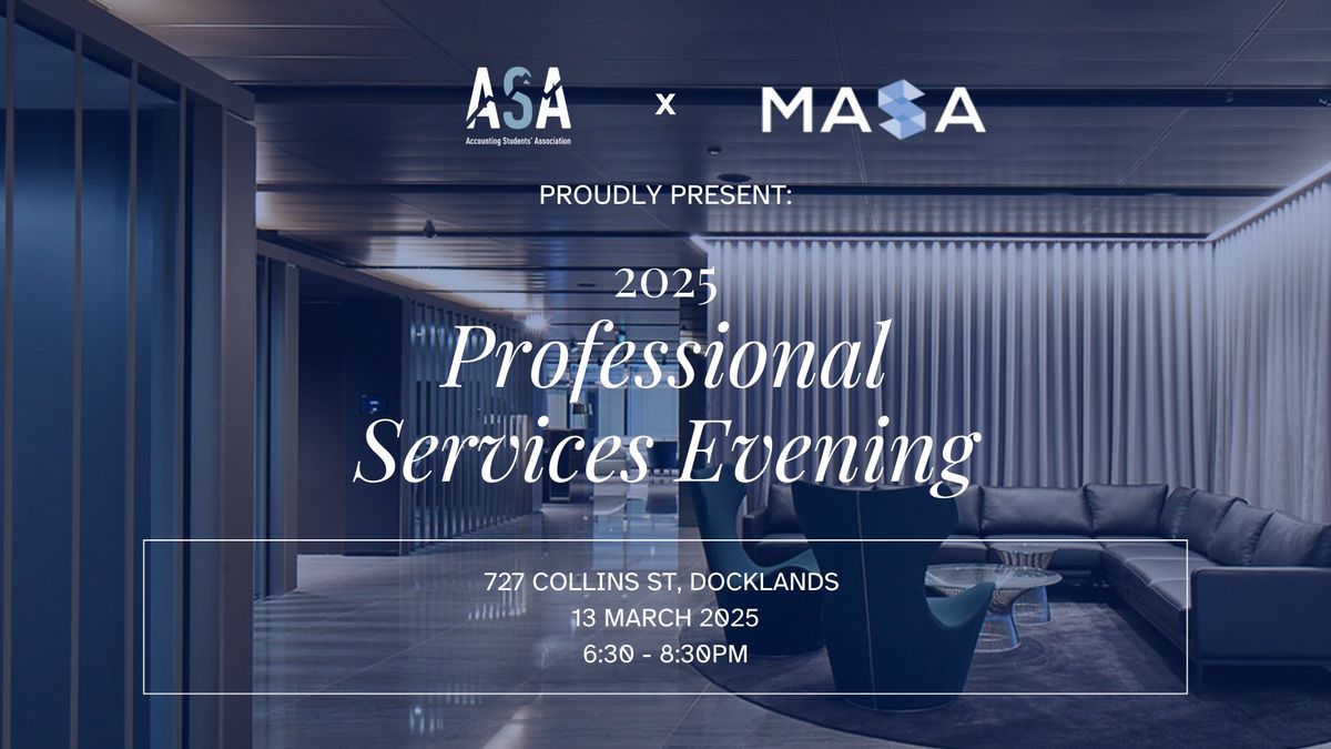 ASAxMASA Professional Services Evening 2025