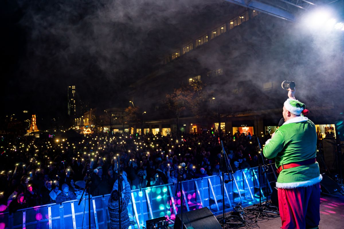 Plymouth City Centre Christmas Light Switch On 