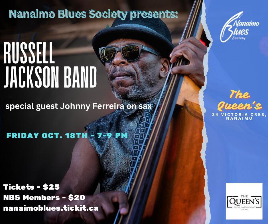 NBS presents Russell Jackson Band w\/ special guest Johnny Ferreira on sax