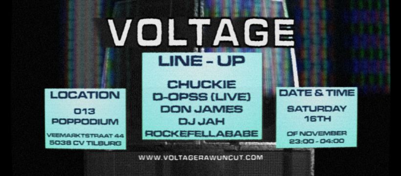 VOLTAGE | Poppodium 013, Tilburg