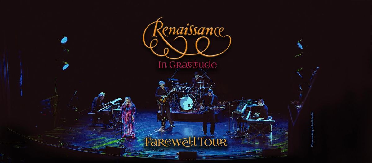 Renaissance: In Gratitude Farewell Tour \u2013 Swyer Theater at The Egg, Albany, NY