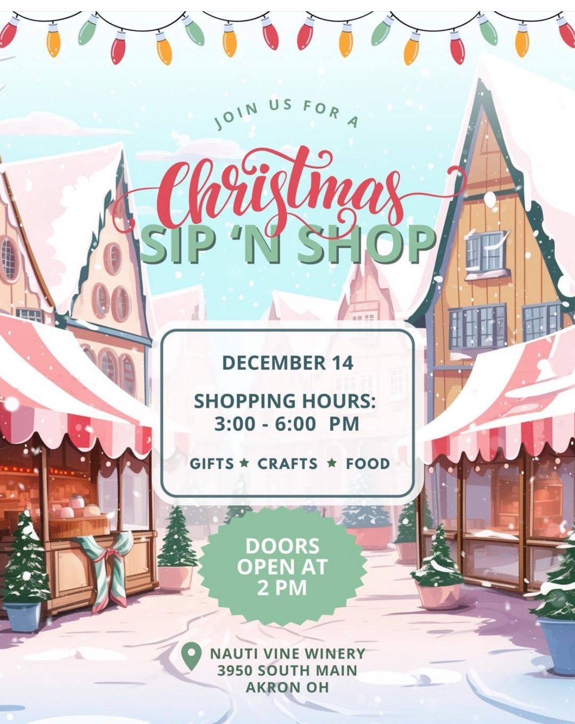 Holiday Sip 'n Shop