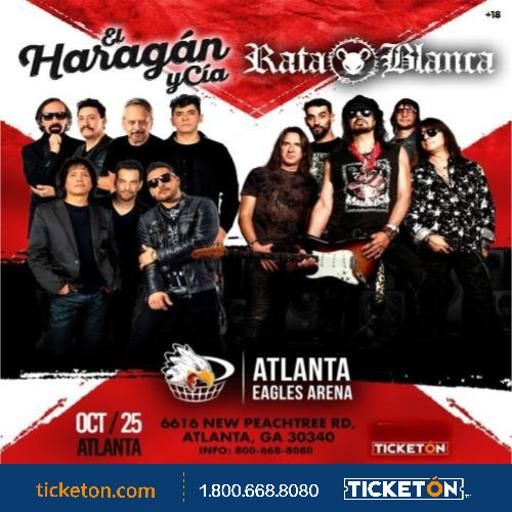 EL HARAGAN Y CIA Y RATA BLANCA ATLANTA 