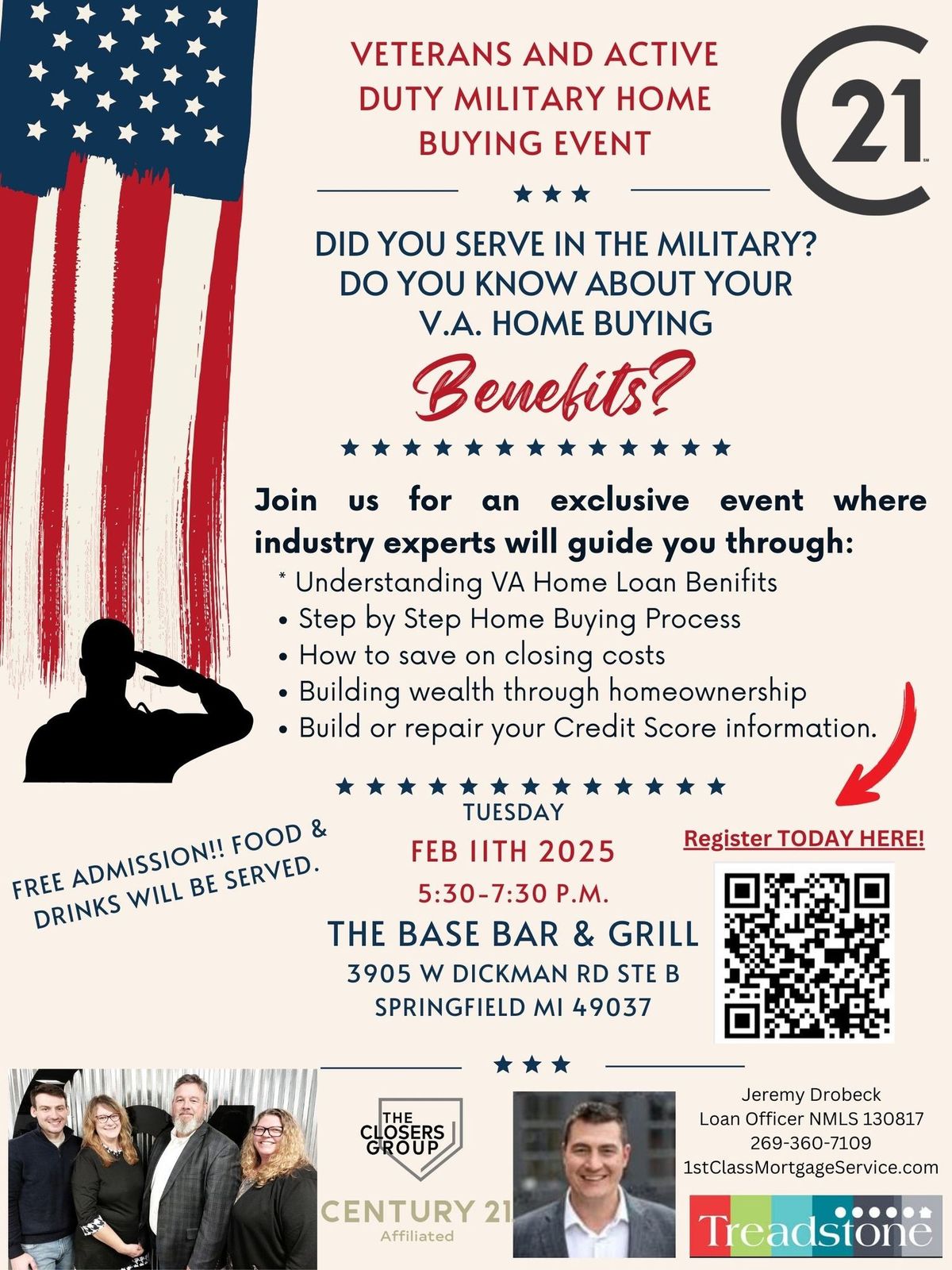 Veterans and Active Duty: VA Loan Benefits Event