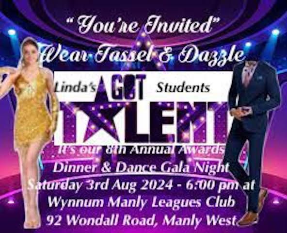 "You're Invited" It's Razzle, Dazzle & Tassels Dinner & Dance Gala Night