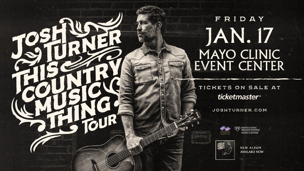 Josh Turner at Helen DeVitt Jones Theater at The Buddy Holly Hall