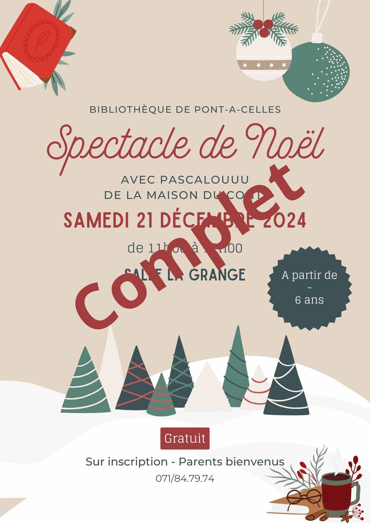 Spectacle de No\u00ebl - 6 ans et +