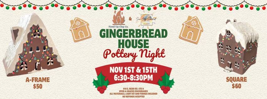 Clay Night: Gingerbread Houses