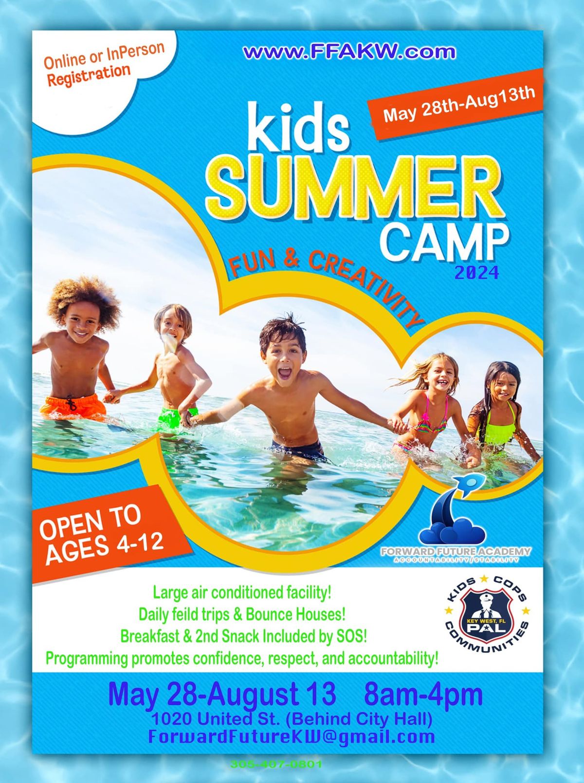 SUMMER CAMP WK 7-KEY WEST-AGES 4-12- KWPAL