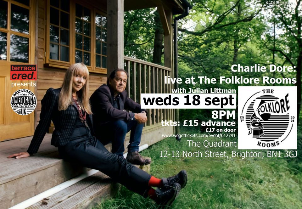 Charlie Dore: live at The Folklore Rooms