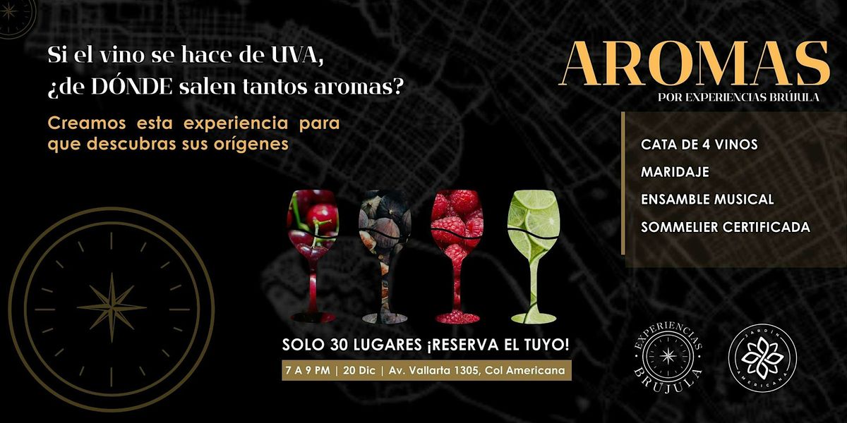 Guadalajara: Cata sensorial de 4 vinos, maridaje, m\u00fasica y sommelier