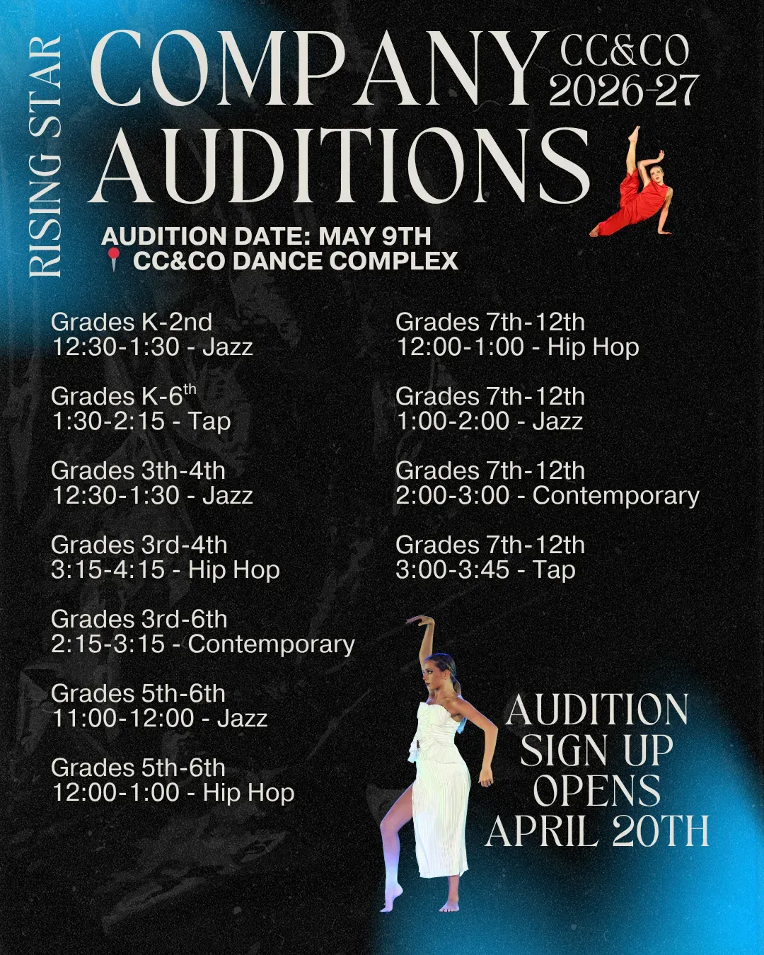CC and Company Dance - Fusion and Rising Star at Martin Marietta Center for the Performing Arts - Memorial Auditorium