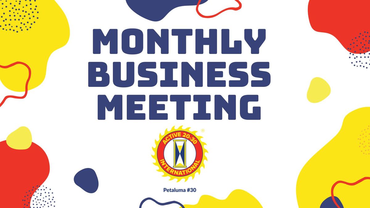 May Business Meeting