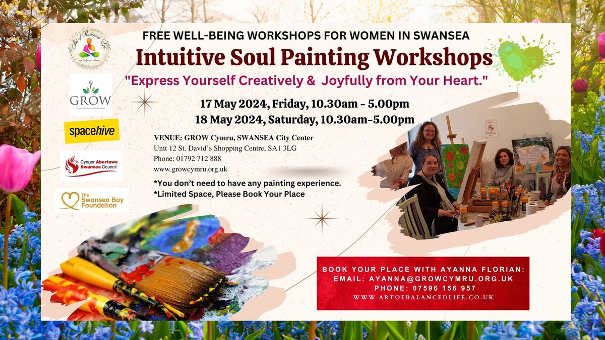 Intuitive Soul Painting Workshop & Sound Bath with Ayanna Florian.